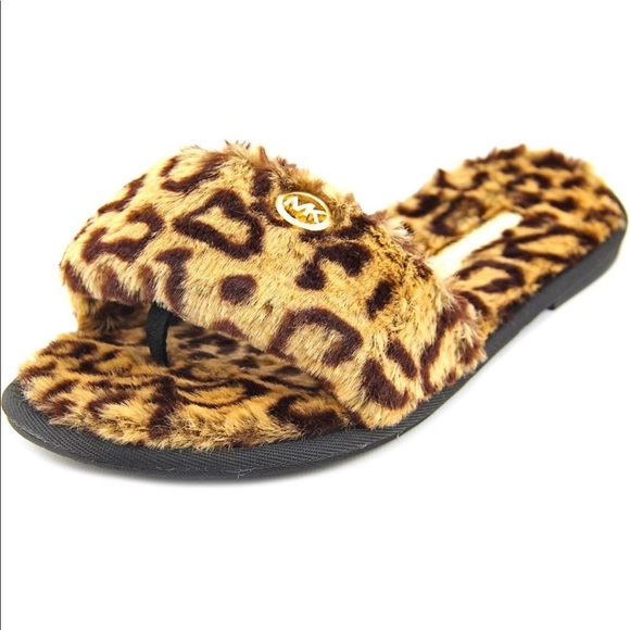 michael kors cheetah slippers